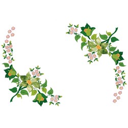 Kit napperon - Broderie traditionnelle Luc Création fraicheur du printemps