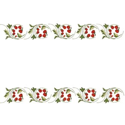 Kit napperon - Broderie traditionnelle Luc Création Un vent fleuri