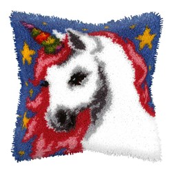 Coussins Point Noue Orchidea La licorne à la crinière rose