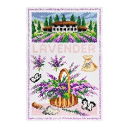 Tapis Point Noué Orchidea Panier de lavande