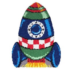 Tapis Point Noué Orchidea La fusée de mes rêves