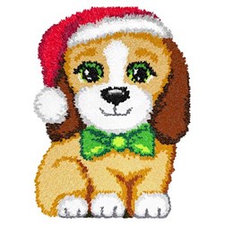 Tapis Point Noué Orchidea Chiot de noël