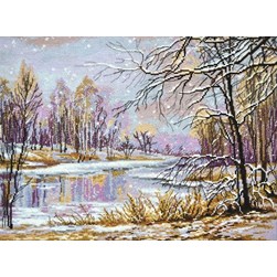 kit Point de croix Oven Le début de l'hiver