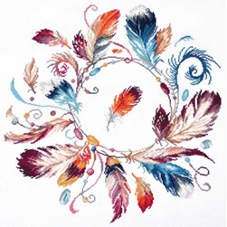 kit Point de croix Oven Attrape rêve de plumes