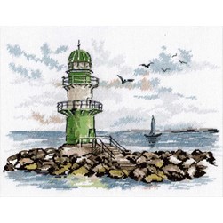 kit Point de croix Oven Le phare de la jetée