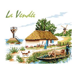 kit Point de croix Luc Création La Vendée