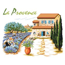 kit Point de croix Luc Création La Provence