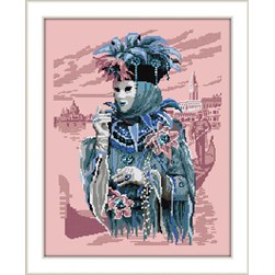 kit Point de croix Luc Création Carnaval vénitien