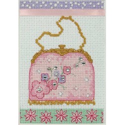 kit Point de croix Anchor Sac à main à la bandoulière dorée