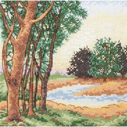 kit Point de croix Anchor Vue sur la nature