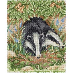 kit Point de croix Anchor La chachette des blaireaux