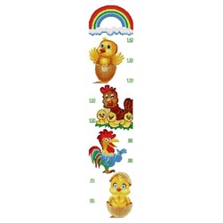 Toise à broder Luc Création La gaité des animaux de la ferme