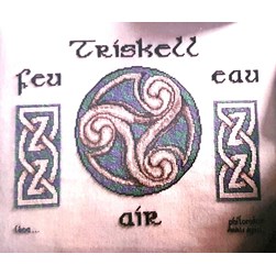 kit Point de croix Philomene Triskell des 3 éléments