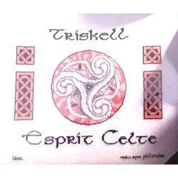 kit Point de croix Philomene Triskell l'esprit Celte
