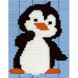 Kit Canevas Point Lancé Vervaco Pingouin dansant