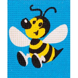 kit Canevas - Gros trous Vervaco L'abeille dans le ciel