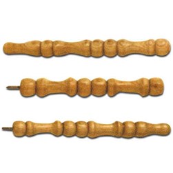 Barre en bois pour tapis muraux ajustable