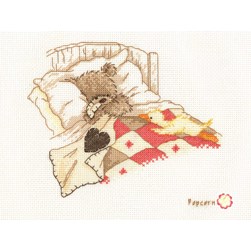 kit Point de croix Popcorn Cuddle UP - Tout pelotonné