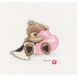 kit Point de croix Popcorn Popcorn rêceur