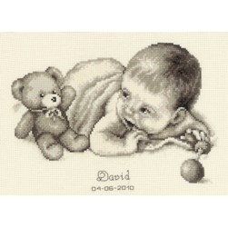 Broderie naissance Vervaco L'univers de bébé