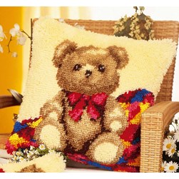 Coussins Point Noue Vervaco L'ourson et la couverture