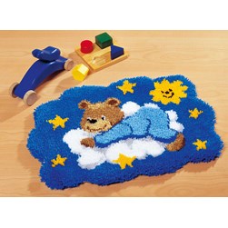 Tapis Point Noué Vervaco L'ourson du nuage