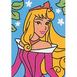 kit Canevas - Petits trous Vervaco Princesse Aurore - Disney