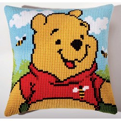 Coussin point de croix Vervaco Winnie