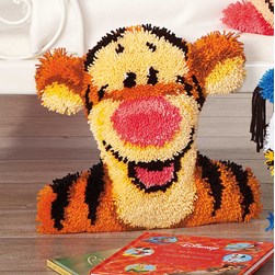 Tapis Point Noué Vervaco Tête de Tigrou - Disney