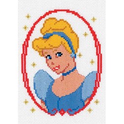 kit Point de croix Vervaco Cendrillon étincelante