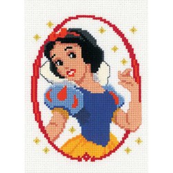 kit Point de croix Vervaco Blanche Neige scintillante