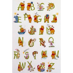 kit Point de croix Vervaco ABC de Winnie dans tous ses états