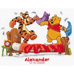 Broderie naissance Vervaco Bataille d'oreiller avec Winnie - Disney