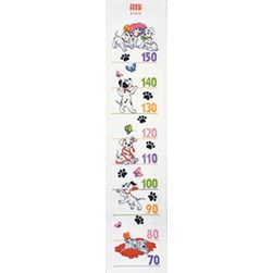 Toise à broder Vervaco Empreintes de Dalmatiens colorées
