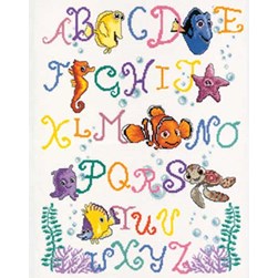 kit Point de croix Vervaco Apprendre son alphabet avec Neme-Disney