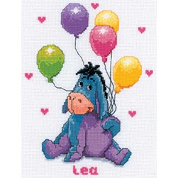 Broderie naissance Vervaco LEs ballons colorés de Bourriquet