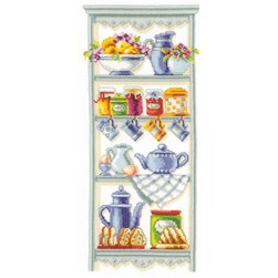 kit Point de croix Vervaco Dans mon étagère de cuisine