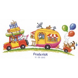 Broderie naissance Vervaco Vive les vacances