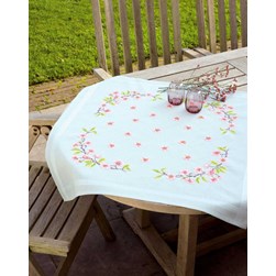 kit Nappe - Broderie Traditionnelle Vervaco Fraicheur des beaux jours