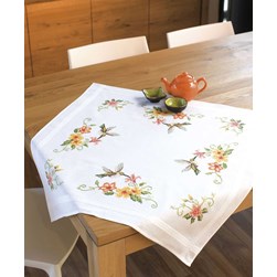 kit Nappe - Broderie Traditionnelle Vervaco Vol splendide du martin pêcheur