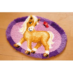 Tapis Point Noué Vervaco Mon petit poney