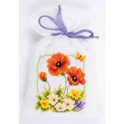 Sachets senteur à broder Vervaco Fleurs campagnardes