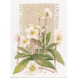 kit Point de croix Lanarte Pureté blanche sur étamine