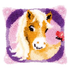 Coussins Point Noue Vervaco Poney élégance