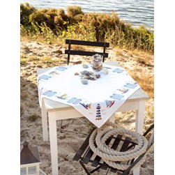 kit Nappe - Broderie Point de Croix compté Vervaco Esprit marin