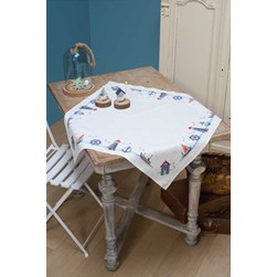 kit Nappe - Broderie Point de Croix compté Vervaco A la mer