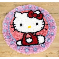 Tapis Point Noué Vervaco Jolie Hello Kitty