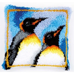 Coussins Point Noue Vervaco 2 Pingouins