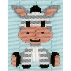 Kit Canevas Point Lancé Vervaco Zèbre rayé