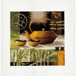 kit Point de croix Vervaco Le cérémonial du thé